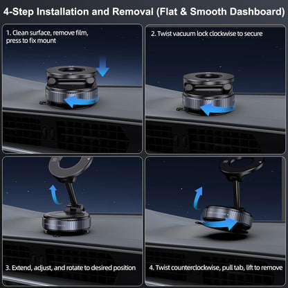 Magnet Hold | Soporte para Celular con Ventosa